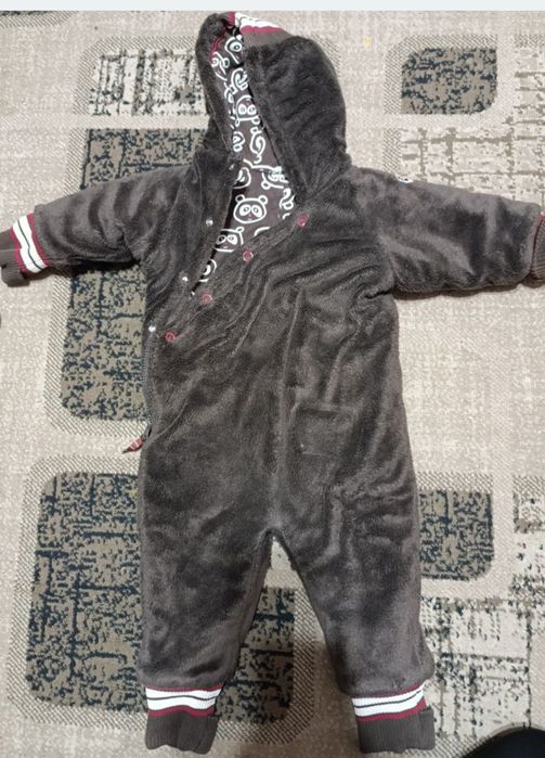 Комбінезон зимовий 3-6місяців плюшевий