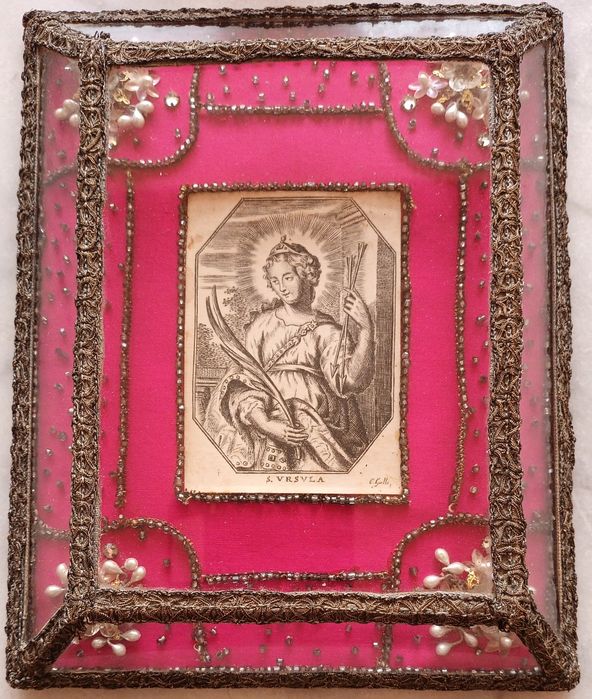 Registo religioso virgem martir Santa Ursula