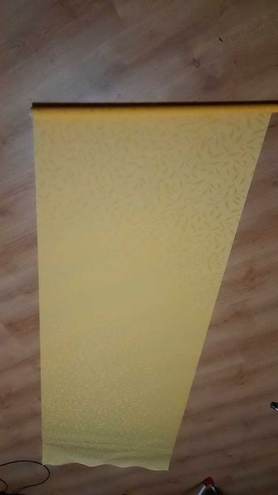 Roleta wewnętrzna ścienna okienna  balkonowa 80x240cm żółta