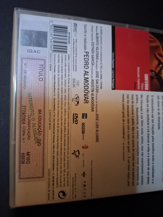 Má Educação - Pedro Almodóvar - cinema espanhol