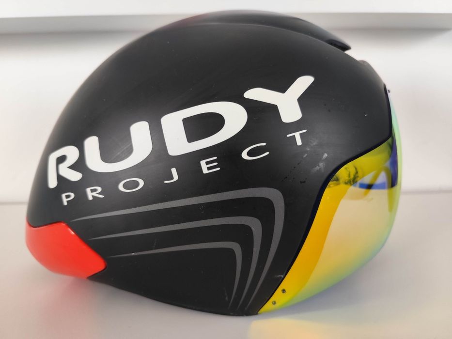 Kask rowerowy czasowy aero Rudy Project The Wing S/M + 2 szybki