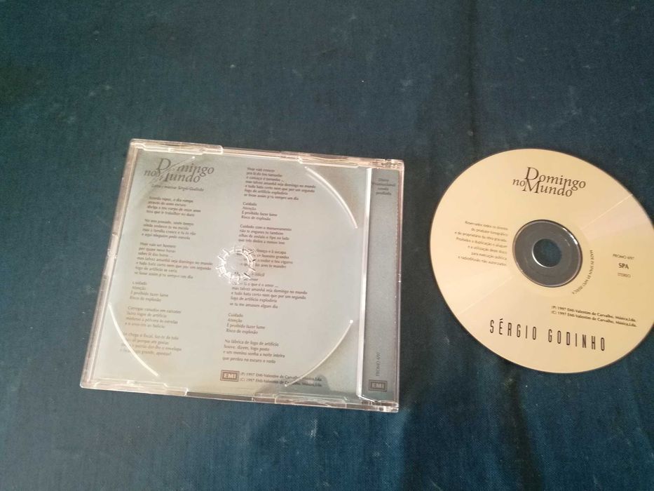 SERGIO GODINHO - Domingo No Mundo	CD Single promo