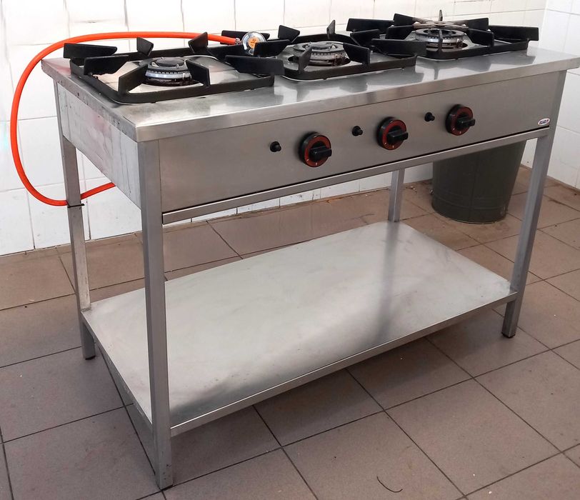 Kuchnia gazowa przemysłowa 3-palnikowa