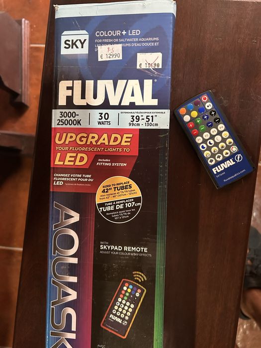 Luz aquario Led 99-130cm RGB 30w