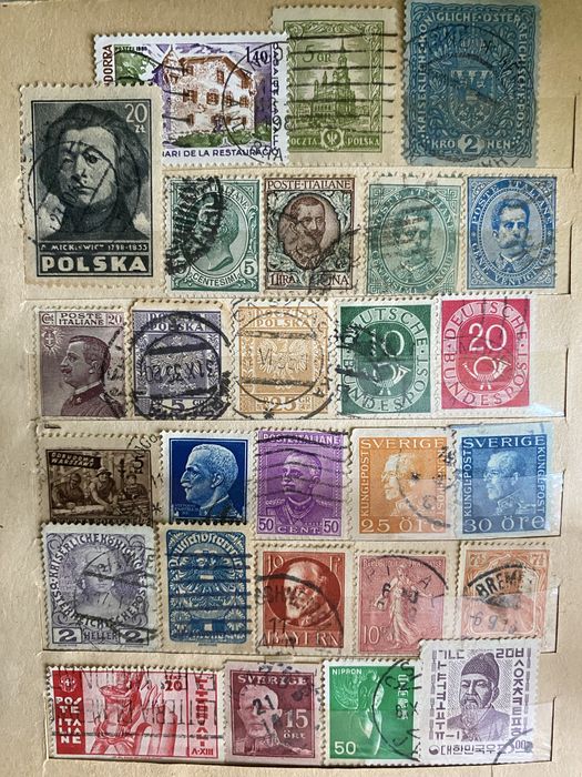 Продам старые почтовые марки.