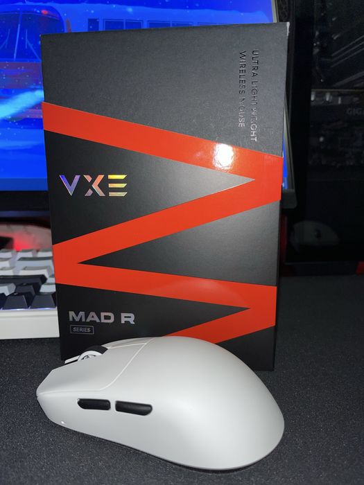 Ігрова мишка vxe mad r 1k white (New)