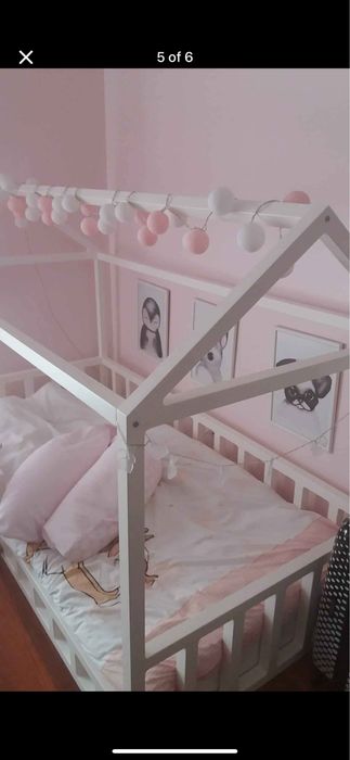 Cama montessori criança