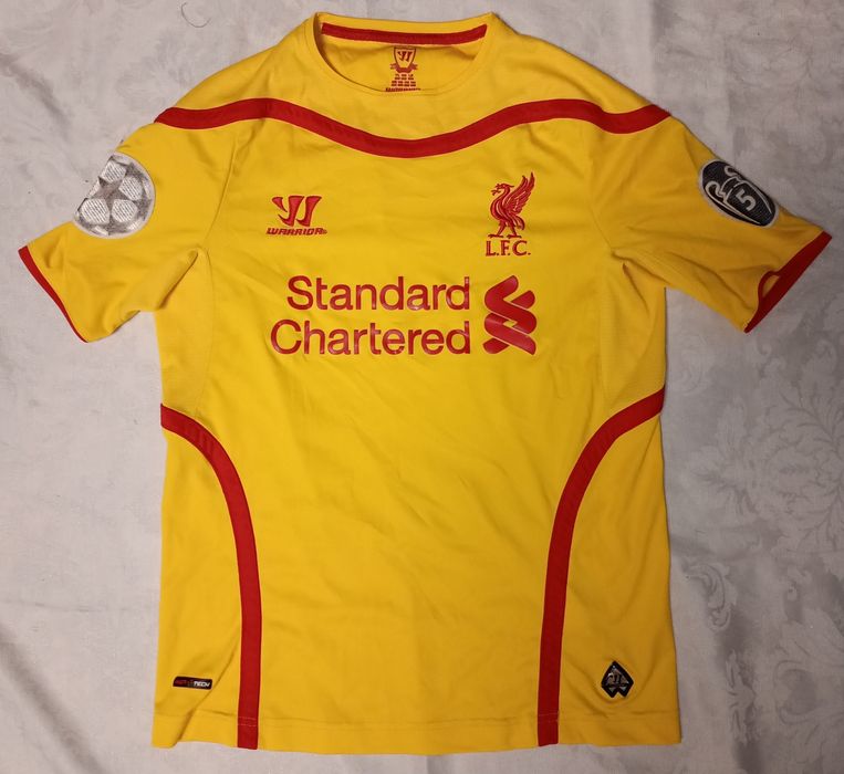 T-Shirt piłkarski Warrior dla chłopca Sterling Liverpool