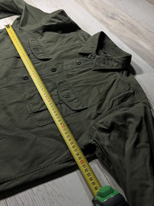 Сорочка Uniqlo фланель хакі casual тактична сорочка military outdoor