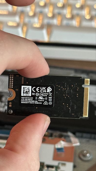SSD 1TB NVMe Micron M.2 2242