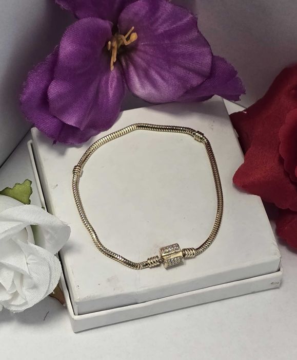 Złota Bransoletka 585 7,54G Na Charmsy/Beadsy