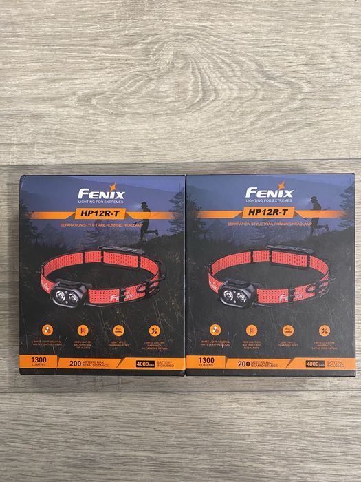 Налобний ліхтар Fenix HP12R-T з акумулятором