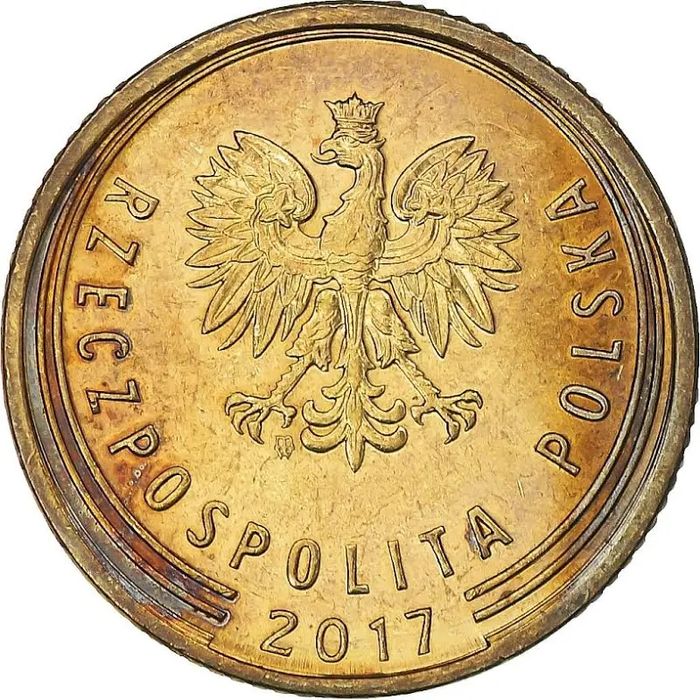 Moeda polaca 5 Groszy