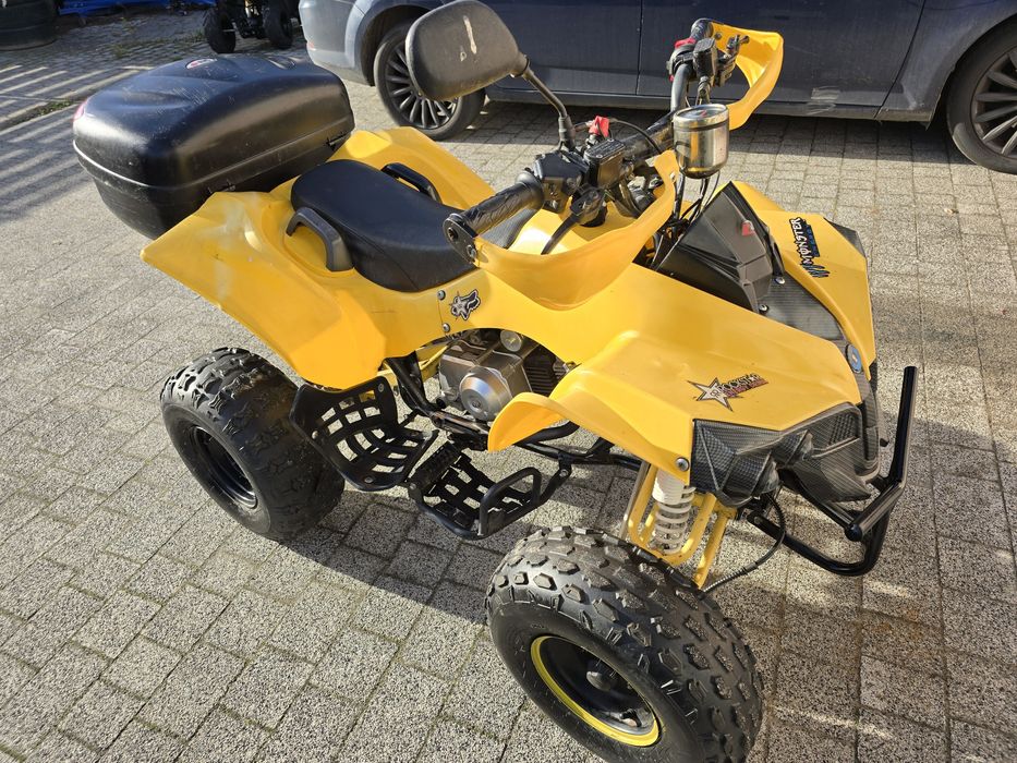 Quad 125 biegi 3+1, duża rama XL koła 8cali