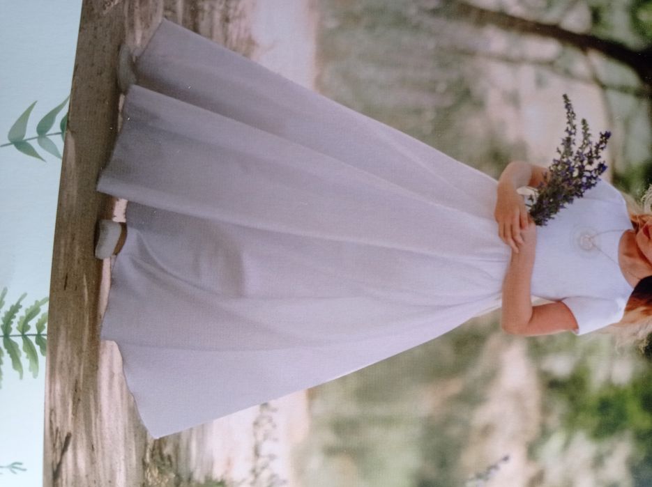 Sukienka komunijna 140 146 jak Nowa