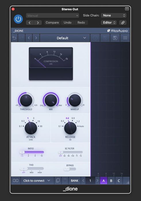 Wes Audio Dione - SSL BUS Style - Stereo Compressor - Okazja !