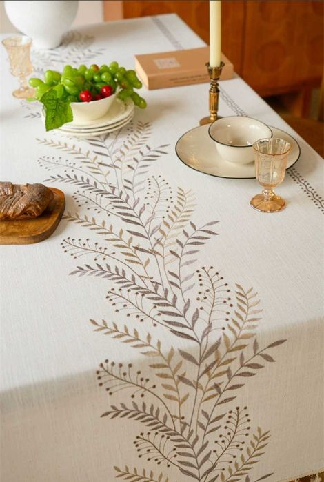Скатертина "Дика папороть" 140*180/220см