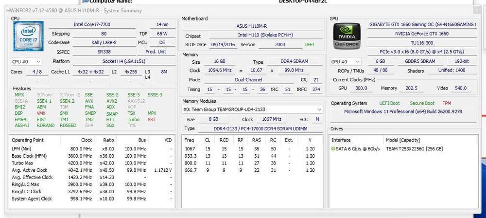 Torre PC Desktop Gaming