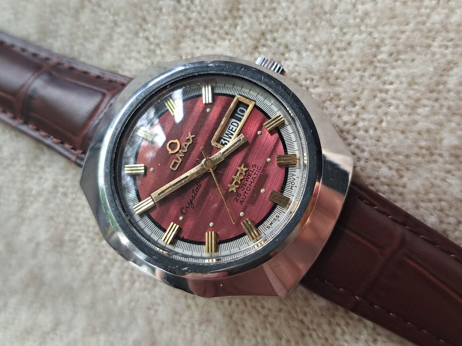 Omax automatic stalowy piękny