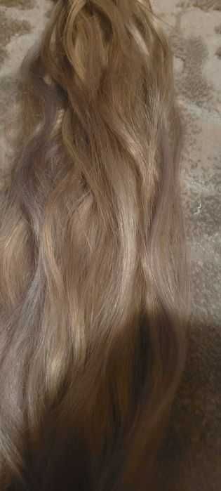 Włosy blond na keratynę