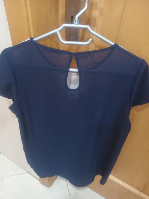 Camisola de manga curta estampado flores