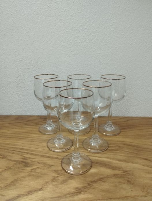 Conjunto copos de cristal