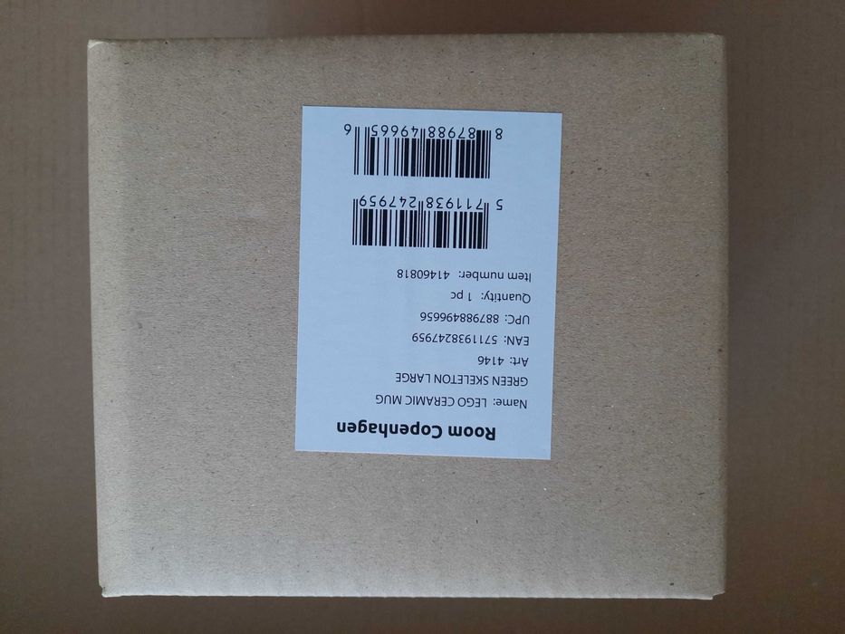 Lego Skeleton Storage Head & Skeleton Ceramic Mug