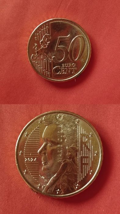 Moeda Comemorativa de 50 cêntimos "Marie Curie 2024"