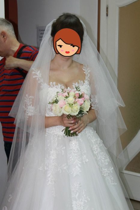 Весільна сукня, після хімчистки