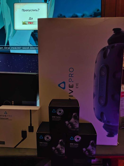 комплект VR-гарнітури Vive Pro Eye | Vive Tracker 3.0 | Valve Index.