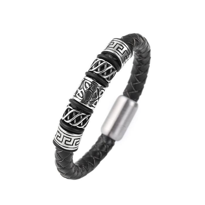 Браслет кожаный Chrome Hearts Хром Хартс