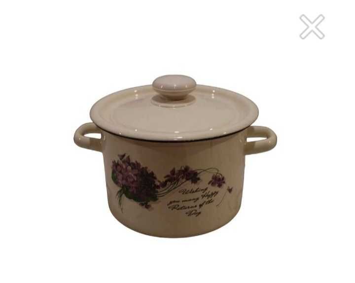 Посуда эмалированная новая