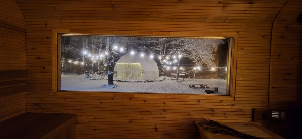 sauna-jacuzzi Turawa-komfortowy glamping