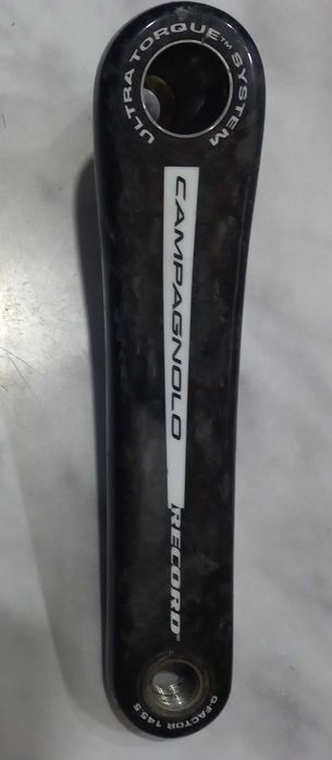Pedaleira/Pedivela Campagnolo Record 10V 53/39 Fibra Carbono NOVA