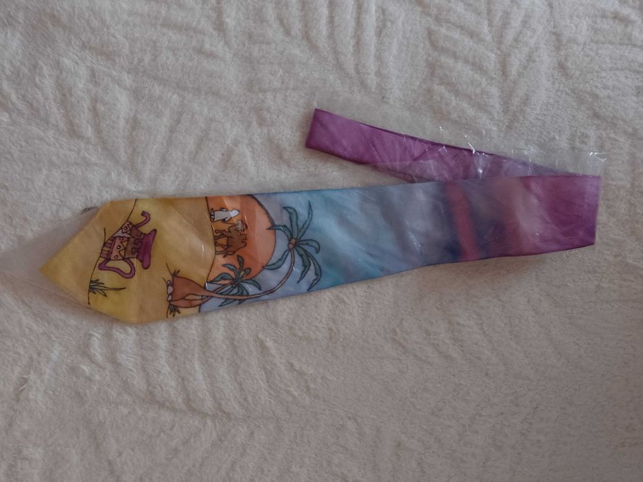 Ekstrawagancki, jedwabny krawat z Dubaju, Silk, NOWY