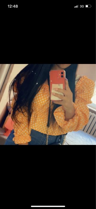 Kwiatowa bluzka a’la hiszpanka