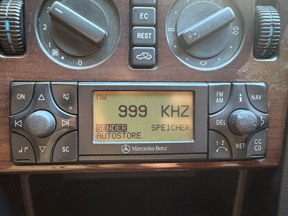 Магнитола Mercedes Becker Panasonic Alpine Bosch  w124 w140 w201