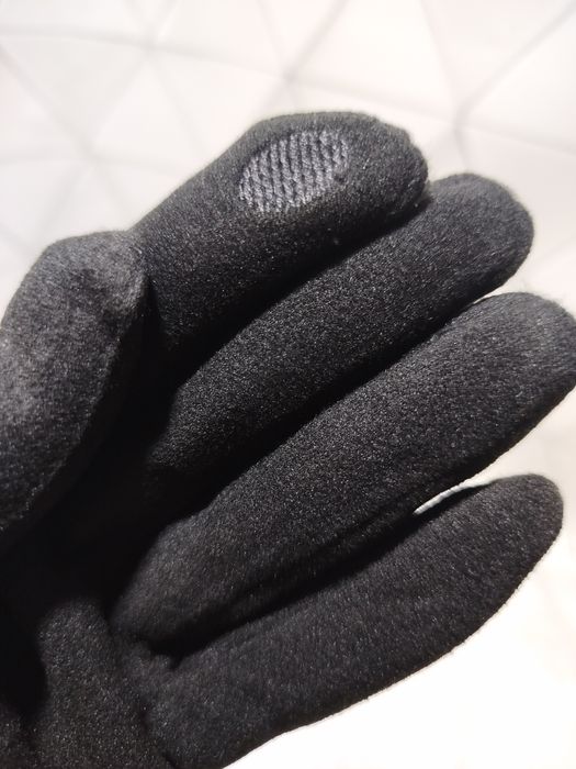 Чорні теплі класичні жіночі рукавички перчатки пальчата сенсорні