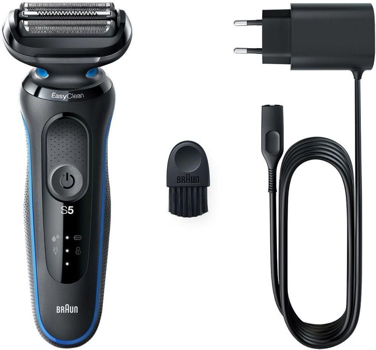 Braun Series 5 51-R1000s Golarka foliowa Czarny, Niebieski