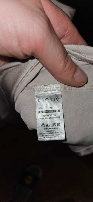 Jasna piżama satynowa Esotiq
