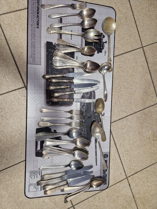 Komplet sztućców platerowanych lata 60-70 ZSRR