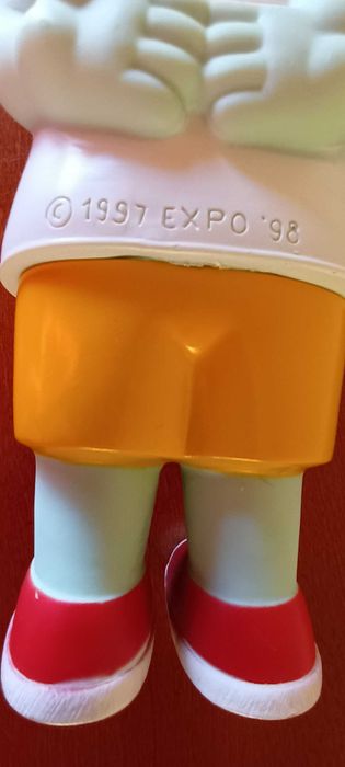 Gil EXPO'98 boneco em vinil 28 cm