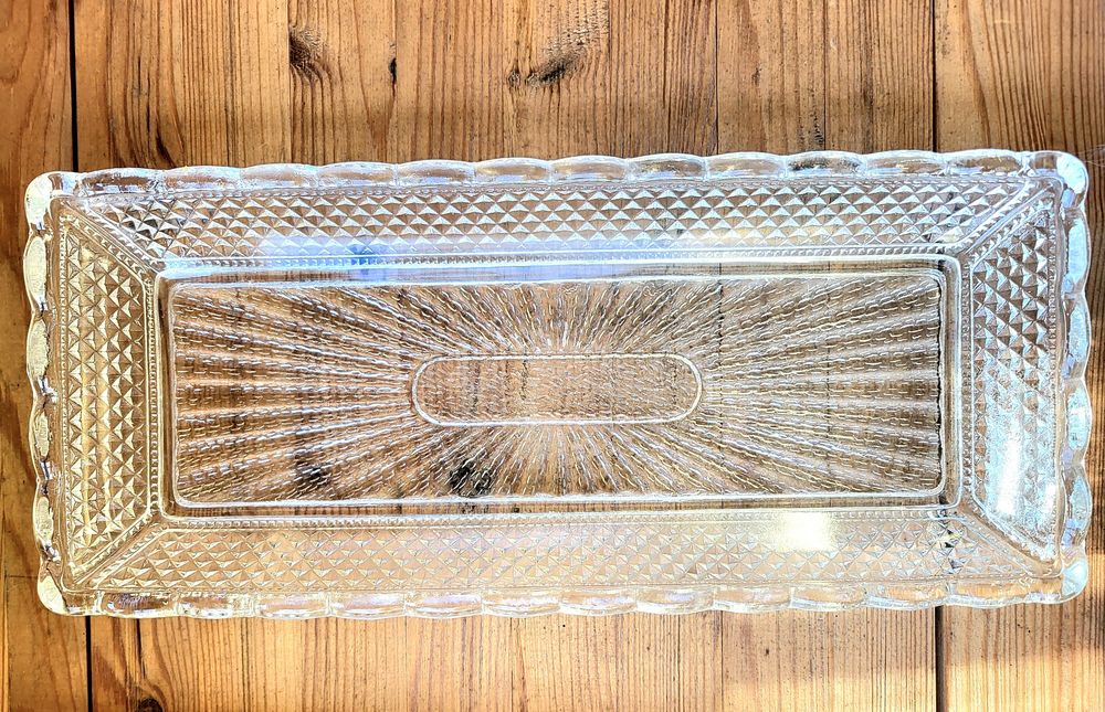 Krzyształowa patera półmisek