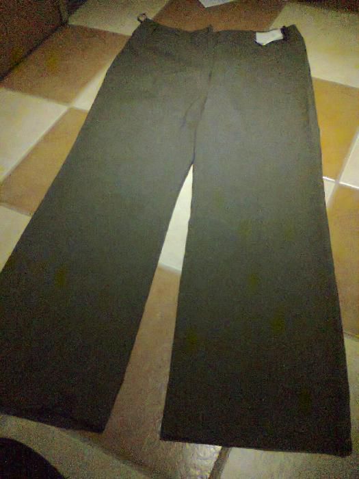 Spodnie damskie z materialu Nowe drugie gratis