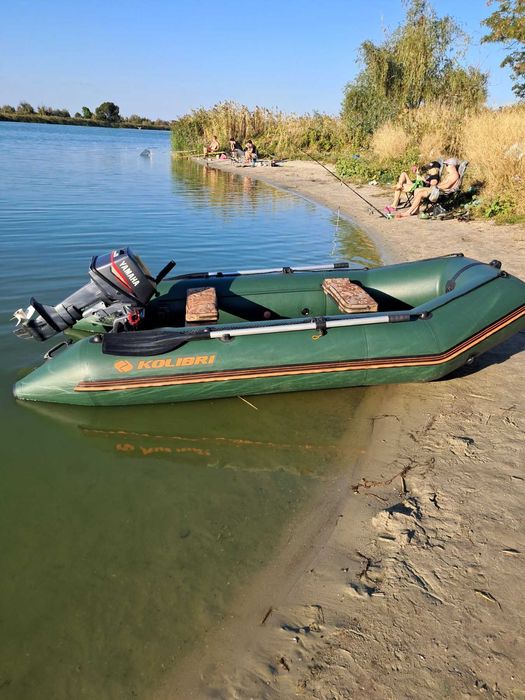 Лодочный мотор Yamaha 8CMH 8 л.с. 2такта +лодка Кalibri KM -330DProfi