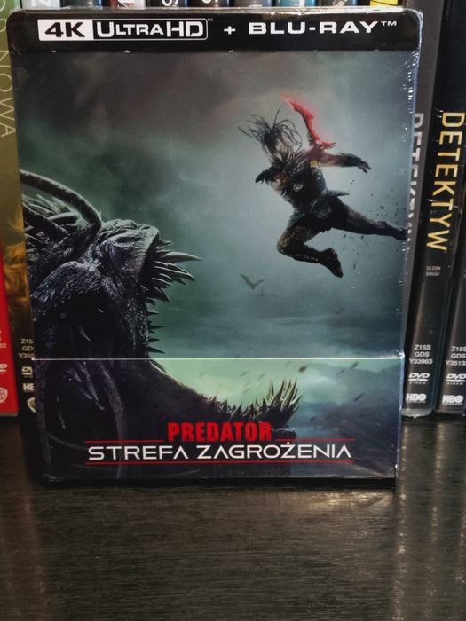 Predator: Strefa zagrożenia Steelbook Blu-Ray 4K+Blu-Ray nowy