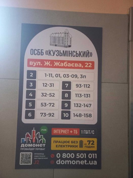 1 кімнатна  смарт студія, Ж-Жабаєва 22