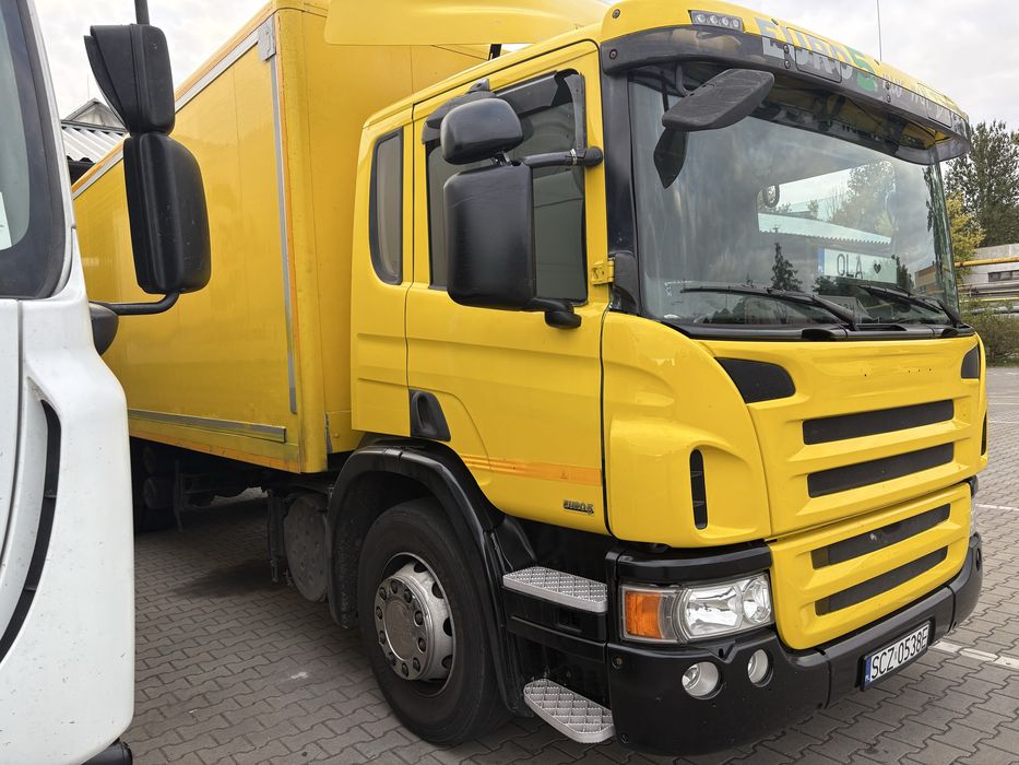 Scania p320 kontener z windą izoterma 18 palet