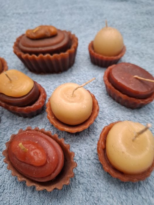 Świeczki w kształcie ciasteczek