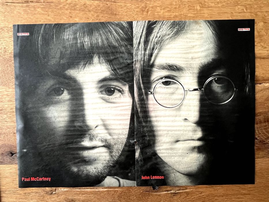 4x plakat The Beatles, Falco, Jennifer Rush/ Bravo PopRocky 80/90 lata